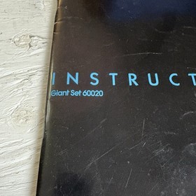 Complete 1800 piece K'NEX Giant Set 60020 (50) Instructions Plastic Blue Box 