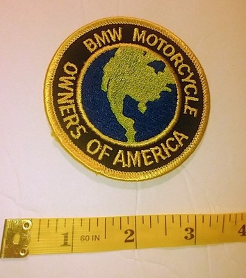 BMW MOA Motorcycle Rally Patch Sew On Motorcycle Owners Of America 3 