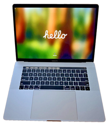 Apple MacBook Pro 15'' 2018 i7 16GB 512GB SSD Silver Touch Bar Complete Box
