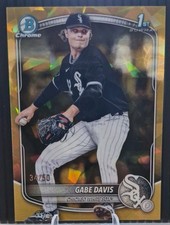 2025 Bowman Chrome Draft Sapphire Gold #BDC83 Gabe Davis 1st ROOKIE 34/50