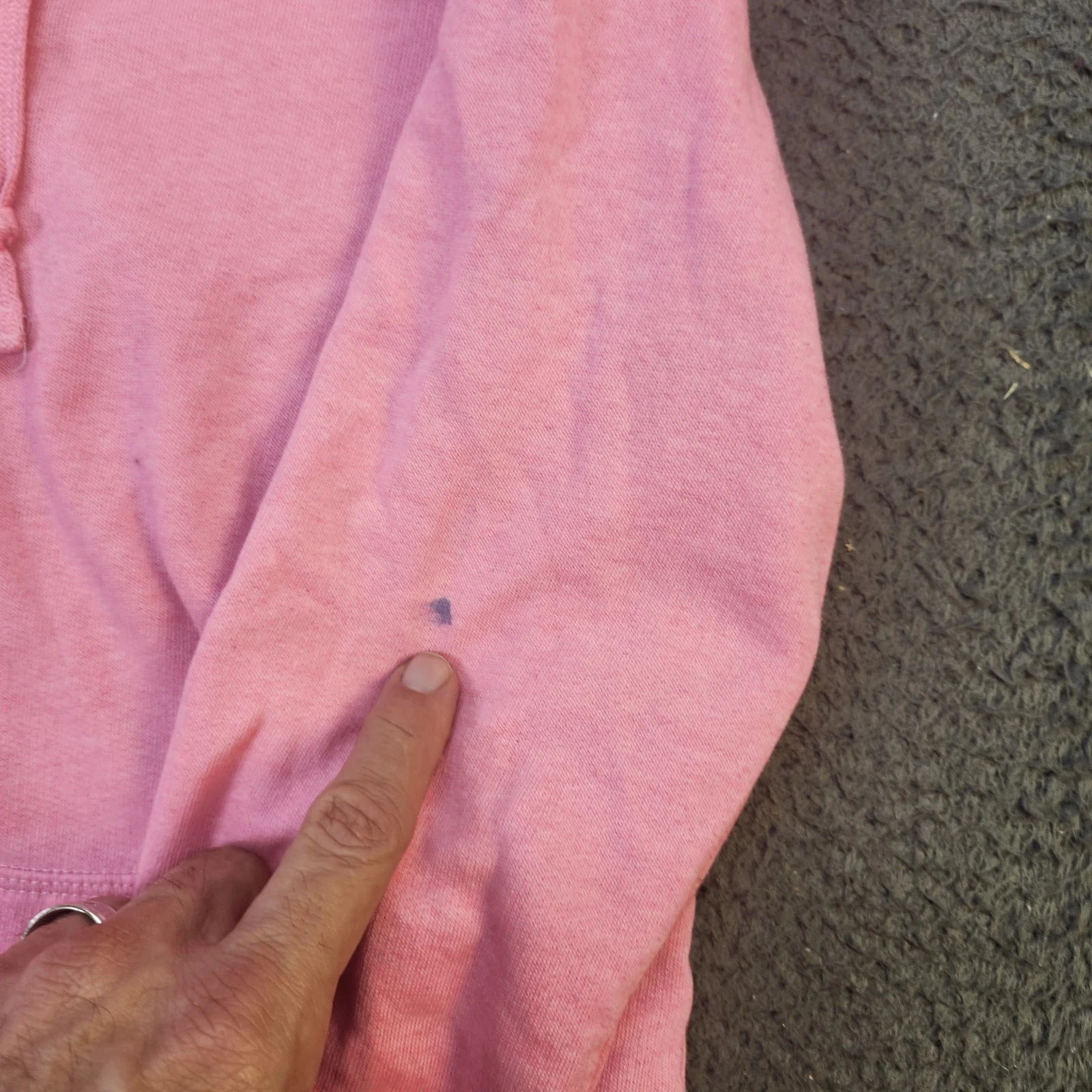 UNDERCOVER Felpa Victoria's Secret rosa con cappuccio donna piccola full zip maglione cane