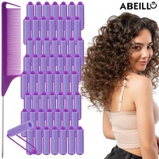 Abeillo 56Pcs Sponge Hair Rollers, Self Grip No Heat Foam Hair Curlers Rollers f