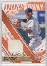 2019 Panini Elite Extra Edition Prospect Materials Orange 36/199 Luis Garcia 6wp