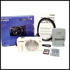 Canon PowerShot SX600 HS Digital 16MP 18x Zoom Wifi Works Battery Charger SD Ca