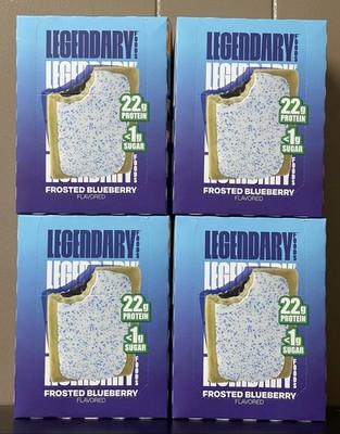   X4- 8 pack Legendary Foods Blueberry Protein Pastry 22g Protein*Read Descrip