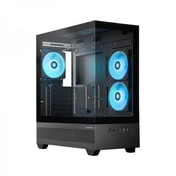 Chieftec Nero Case Pc Gt-01B-Op Midi Tower Rgb - Immagine 3