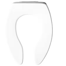 Bemis 1655Ct Toilet Seat Without Cover, Non Self-Sustaining Check Hinge,