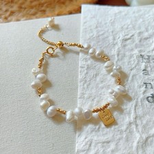  Good Luck  Natural Baroque Freshwater Pearl