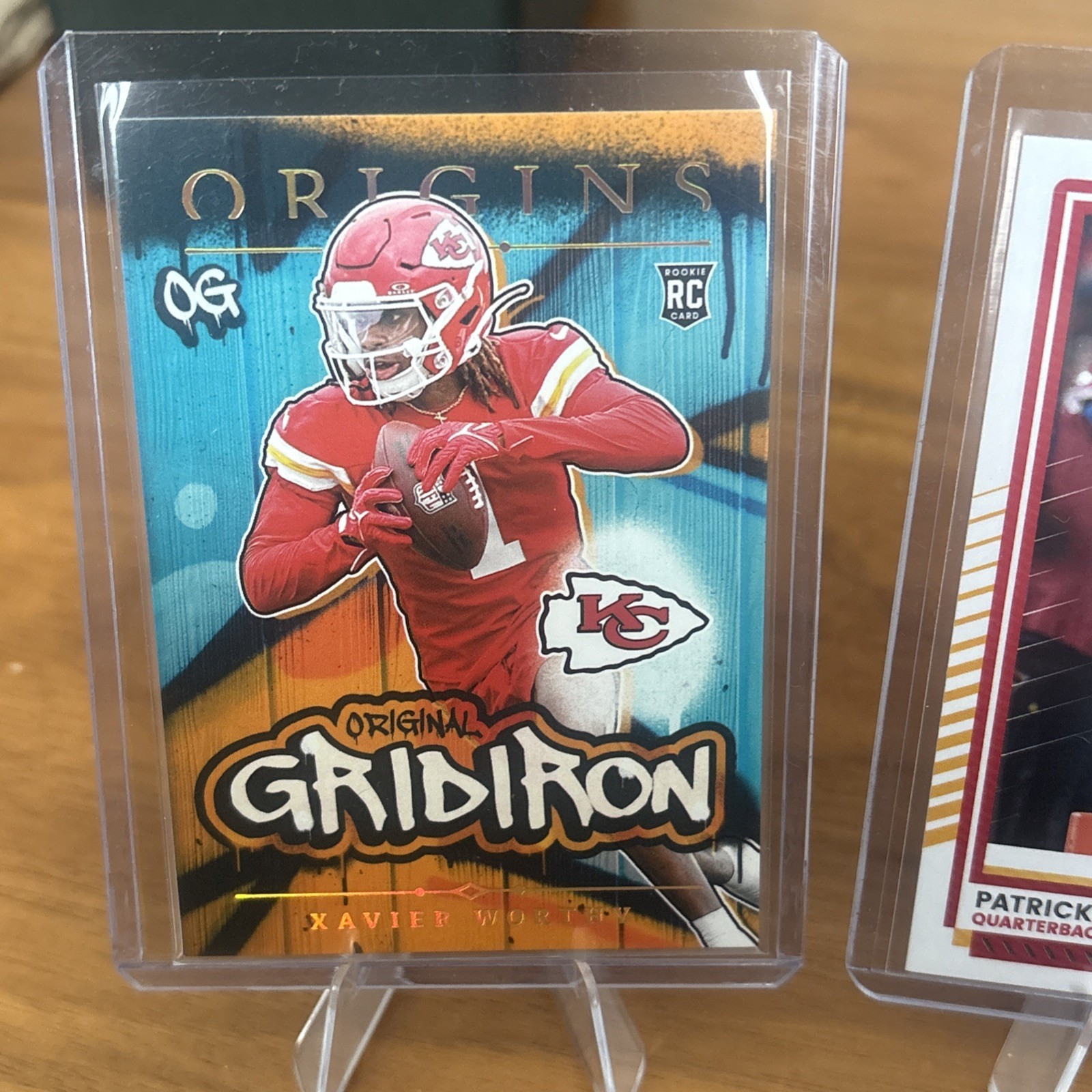 2024 Panini Origins Xavier Worthy RC Original Gridiron #17 Chiefs Rookie