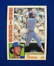 1984 TOPPS #622 AL COWENS SEATTLE MARINERS NM-MT o BETTER 1494 HIT 77 GOLD GLOVE