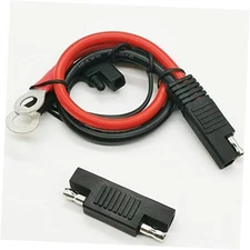 Ring Terminal Harness 2-Pin Quick Disconnect SAE Plug Cable 10AWG Extension 