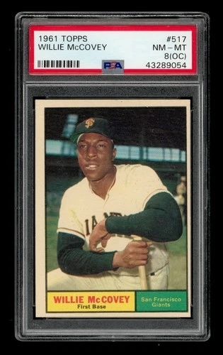 1961 Topps Set-Break #517 Willie Mccovey PSA 8 NM-MT (OC)