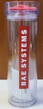 BAE SYSTEMS Aerospace Technology Company BPA Free Clear Plastic Water Bottle