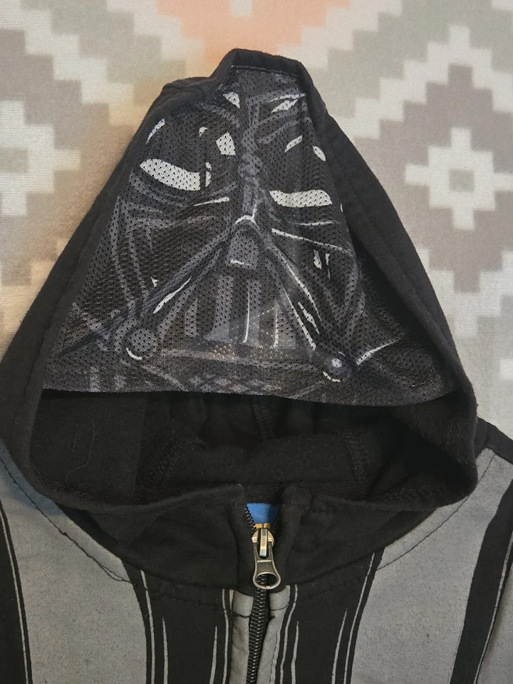Niños Star Wars Darth Vader Cosplay Cremallera Sudadera con Capucha Con Capa Talla Pequeña Foto 3 de 4