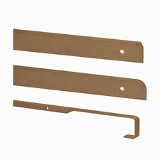 Kitchen Worktop Strips End Cap Straight Joint Corner Matt Bronze 30mm and 40mm