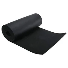 Artilife Closed Cell EPDM Sponge  Rubber Sheet Roll, 1/2" T x 17" W x 80" L