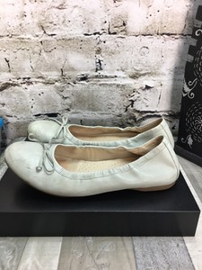 pale blue ballet flats