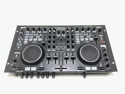 Denon DN-MC6000 Mixer 4 Deck Dj Controller USB Work With Original Case Good  Look