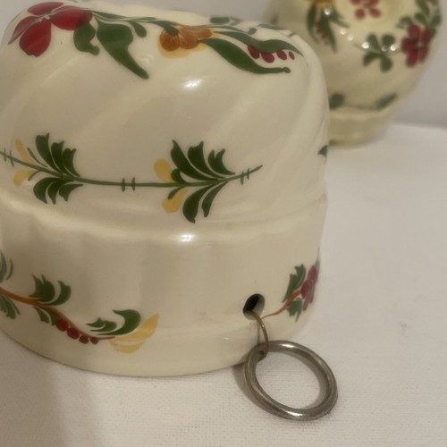 Dipinto a mano in Portogallo per Teleflora da appendere vintage gelatina gelatina stampi due - Foto 5 di 24