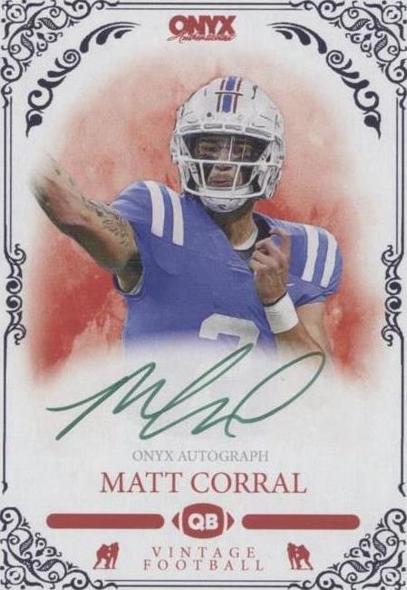 2022 Onyx Vintage Matt Corral #VAMC - 1 of 2