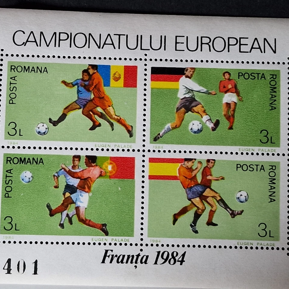 Romania Art Olympics Flowers MNH 30 Stamps 9 Blocks Set - Image 4 of 4