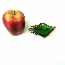 Antique French Bronze Enameled Ladies Ashtray