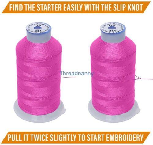 40 Colors Polyester Embroidery Machine Thread with 60 Spools Thread Rack - Picture 4 of 6