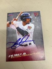 Joe Gray Jr Signed Card 2023 Wisconsin Timber Rattlers Ip Auto
