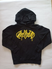 Batman Kapuzenpullover Hoodie mit Ohren Gr. 140 H & M Schwarz NEU
