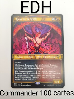 MTG Commander Deck Dragon Tribal Rivaz de la Griffe 100 Cartes Magic EDH