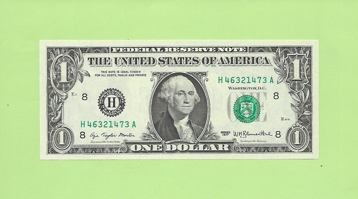 こちらはメル77851さん専用ページです。 1977 ..UNCIRC $1 H 4632 1473 C . 1977 $1 H-C NICE NOTE FRN | eBay