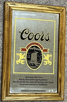 Coors Light パブミラー　アンティーク Coors LIGHT ヴィンテージパブミラー - ヴィンテージ雑貨の通販
