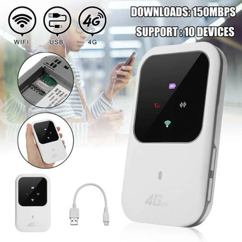 Pocket 4G LTE Router 150Mbps WiFi Modem Portable Mobile Hotspot  Travel