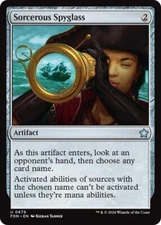 Sorcerous Spyglass [Foundations] Magic MTG NM Magic The Gathering