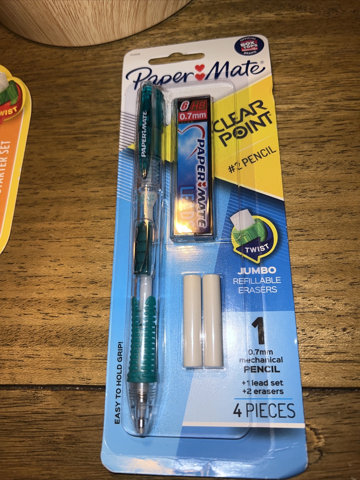 PaperMate Mechanical Pencil Clear Point Jumbo Refillable Eraser ( Mix