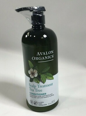 Avalon Organics Scalp Treatment Tea Tree Conditioner 32 oz NEW!