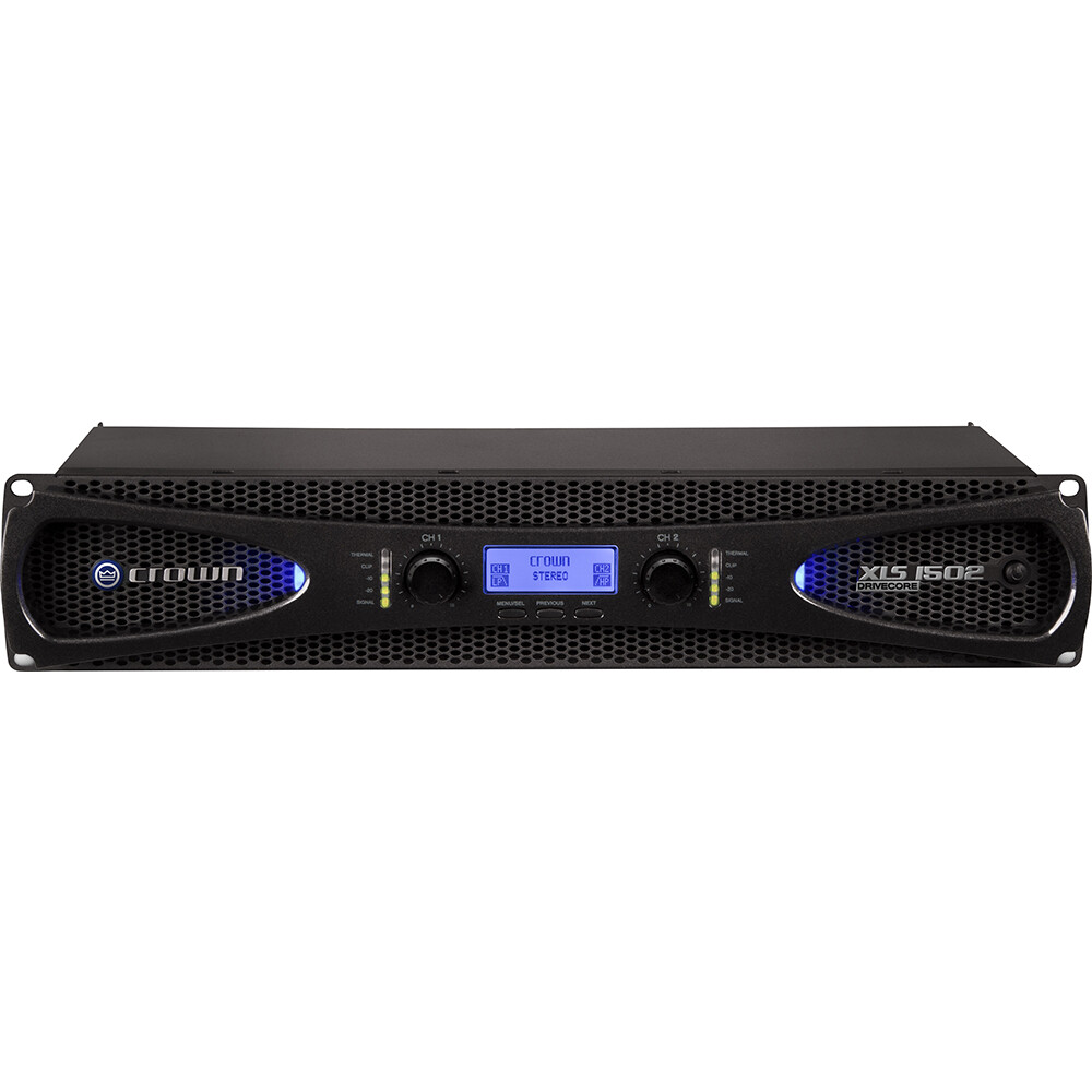 2-канальный усилитель мощности Crown XLS1502 DriveCore 2 серии мощностью 525 Вт на 4 Ом