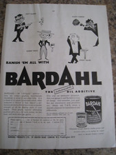 BARDAHL OIL ADDITIVE HALFORDS SOLUBLE COMPOUNDS LUBRICATION ADVERT A4 FILE 13