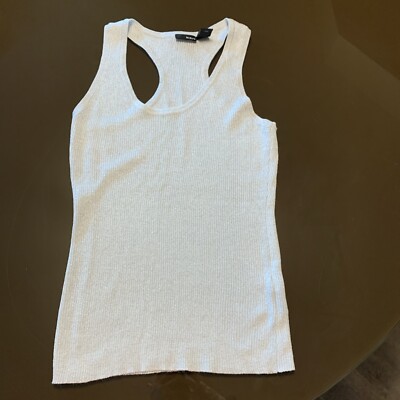 MIXIT Sweater Tank  Racer back.  Silver XL