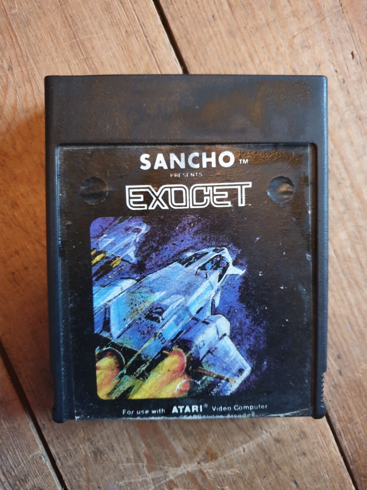 Rare Jeu Atari 2600 -- EXOCET -PAL- (Sancho) -- VCS