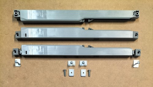 2 DOOR WARDROBE SLIDING DOOR SYSTEM KIT WITH SOFT CLOSE AND 3m TOP & BOTTOM RAIL - Picture 7 of 10