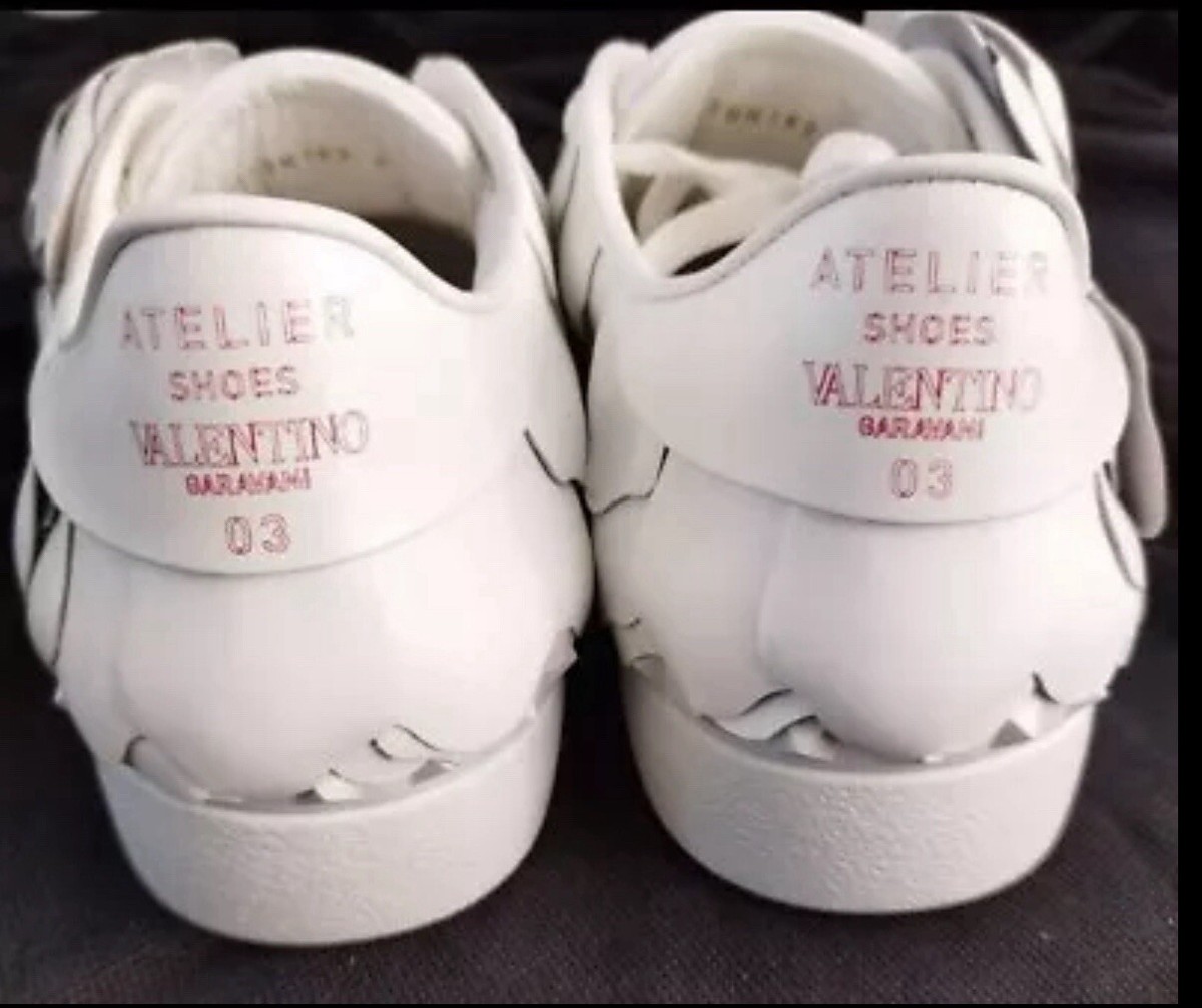 【 VIP価格！】VALENTINO ATELIER SHOES03 ローズ スニーカー 白 $_57.JPG?set_id=880000500F
