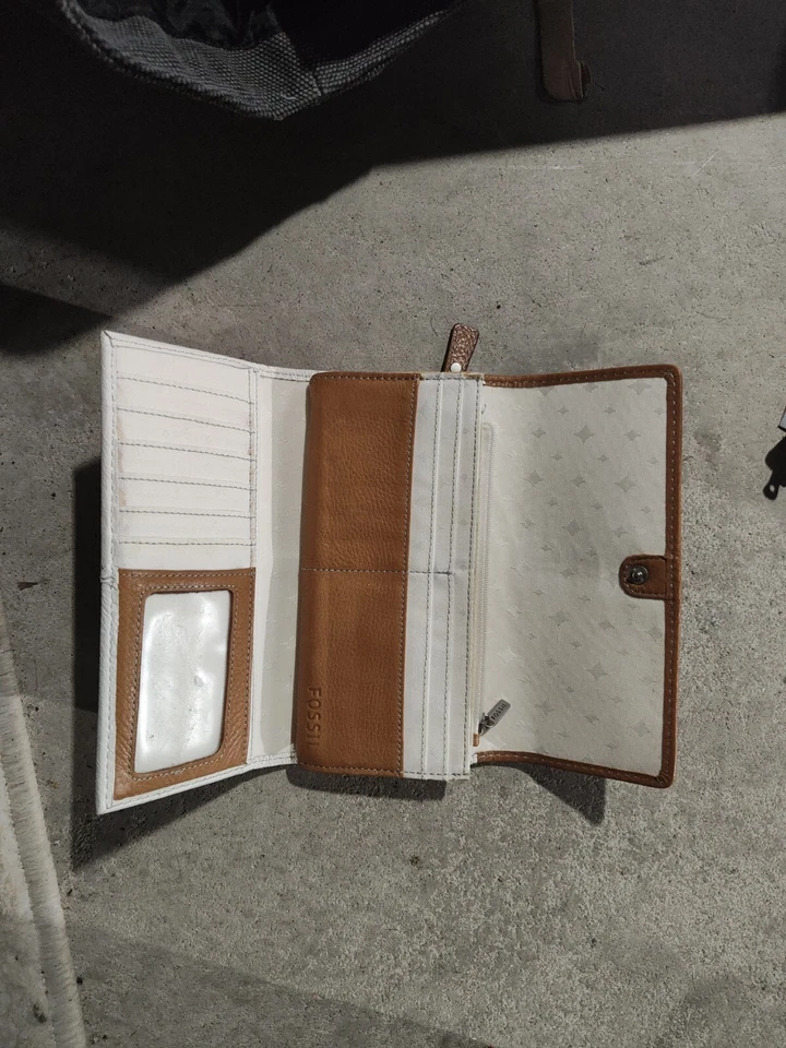 Cartera Fossil Blanca Mujer Llave con Estampado Colorido con Cierre y Cremallera Foto 3 de 3