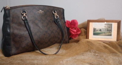 Coach Signature Christie Shoulder Carry All Tote Purse F36721