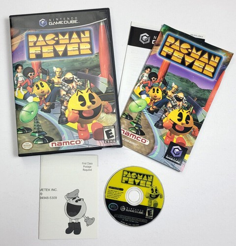 PAC-MAN FEVER - GAMECUBE GAME - COMPLETE CIB