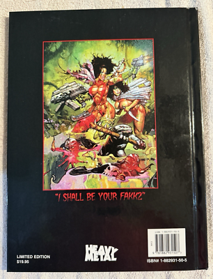 Heavy Metal FAKK 2 1999 Movie Special Simon Bisley Ltd HC Ed 5760