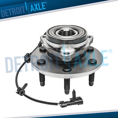 4x4 Front Wheel Bearing & Hub for GMC Sierra Chevy Silverado Escalade Tahoe 6Lug