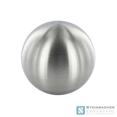 STEINBACHER-EDELSTAHL Edelstahl Kugel V2A Ø 15-500mm Gewinde Edelstahlkugel Vollkugel Hohlkugel
