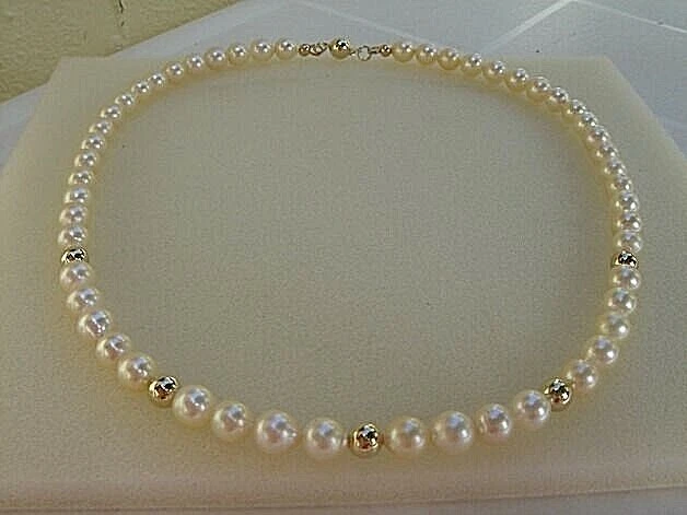 Armband mit Perlen Gold 585 - Bild 4 von 4