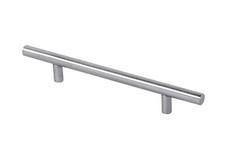 Poignée de Meuble Inox Mat Ø 12 MM 176-860 Barre Cuisine Inoxydable en Étrier